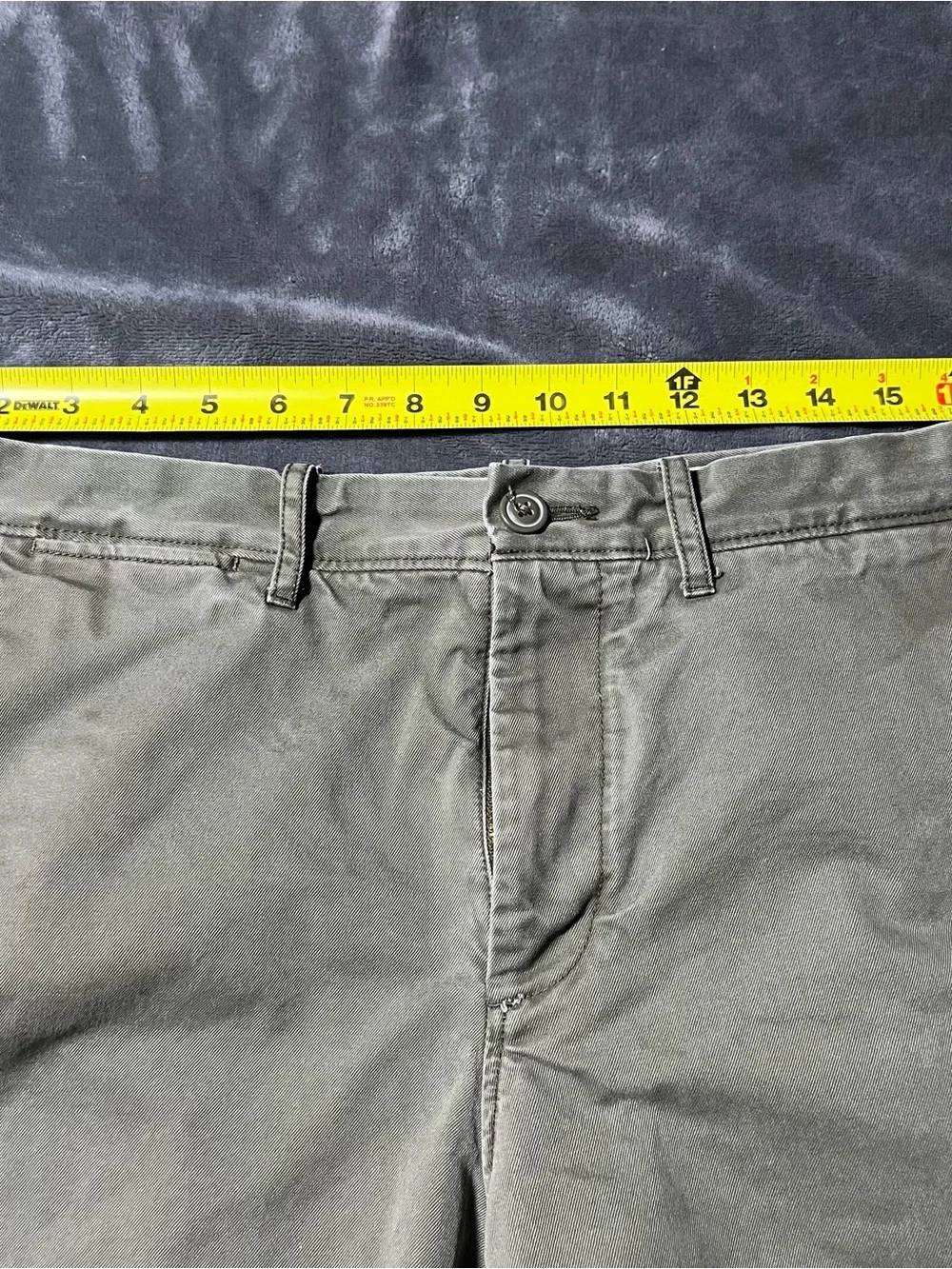 J Crew Oarsman Pants Mens 32x34 Olive Green Chino Classic 770 Straight Always